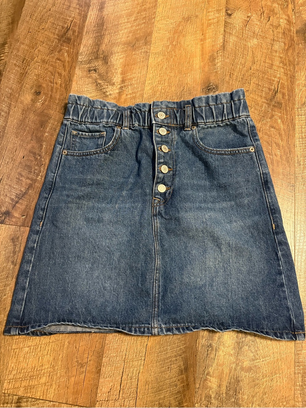 Express Denim Original Extreme High-Rise Vintage Mini Skirt Size 6